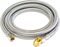 Dishwasher Installation Kit 72 in Stainless Steel Fill Hose Cord and Elbow For: Compatible Dishwashers DWK6572SSE 41150 ERDWK6572SSE