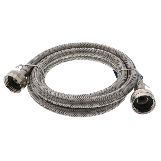 Dishwasher 3/8 X 5' Fem/Fem Ss Inlet Hose – ERP 3805FFSS