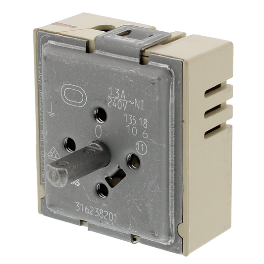 Range Infinite Switch for Frigidaire ES8201 316238201 316238200 ERP