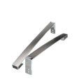 Stainless Handle Kit WR12X34550 GE Appliances Replacement Part Side View