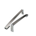 Genuine OEM GE WR12X34550 Stainless Handle Kit Alternate View