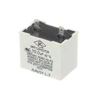 GE WR55X33686 Refrigerator 10 UF Run Capacitor - Front View