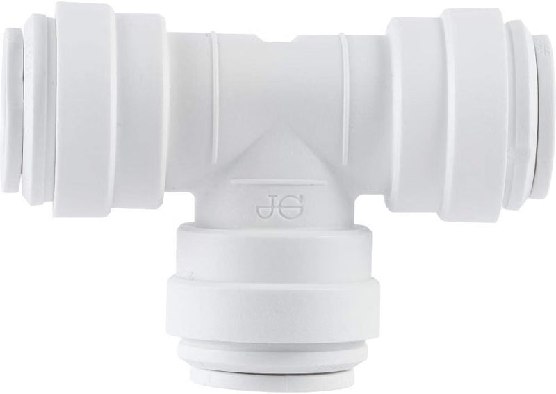 John Guest 1/4 in. Push-to-Connect Tee Fitting For: Water Filtration Systems