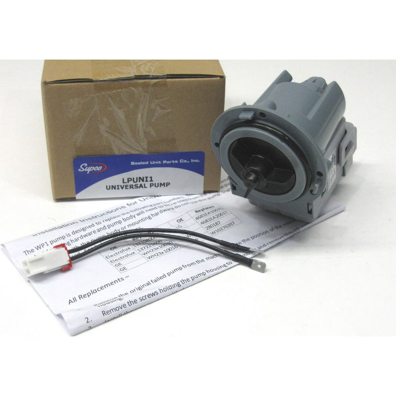 Washer Universal Pump For: Frigidaire GE Electrolux Whirlpool LG LPUNI1 137108000 WH23X10016 137221600 4681EA1007G ERLPUNI1