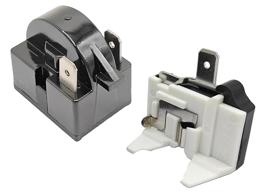 QP2-4.7 PTC Refrigerator Start Relay 2 Pin Compressor Overload Protect ...