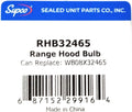 Range Hood Light Bulb 120V 50W For: GE Dacor WB08X34831 WB08X10028 WB08X32465 WB8X10028 AP6987310 OEM20961939 RHB32465 ERRHB32465