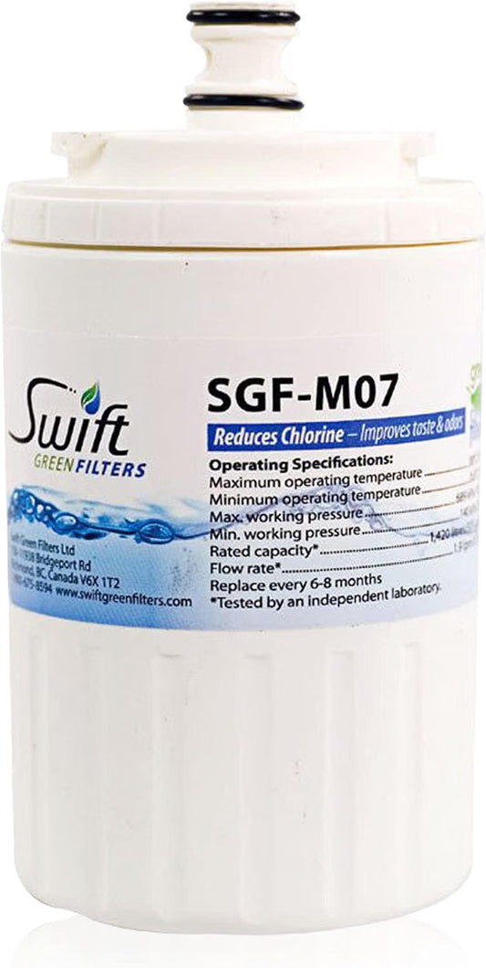 Water Filter For: Swift Green SGF-M07, MYRF-100, UFK5001, UFK5001AXX, UFK7001, UFK-7001, UFK7001AXX, UFK-7003AXXT, UFK7003P, UFK-7003P, UK7003, UKF-5001, UKF6001, UKF7001AXX, UKF7002, UKF-7002, UKF7002AXX, UKF7003AXX, UKF-7003P, UKF7003T