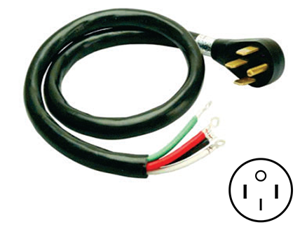 Range Cord 220V 50Amp 4Wire SRC4-50-4 ERP SRC4-50-4