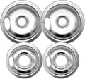 Range Drip Pan Set For: Whirlpool, Kenmore | DP8125, W10278125, WPW10196405, WPW10196406