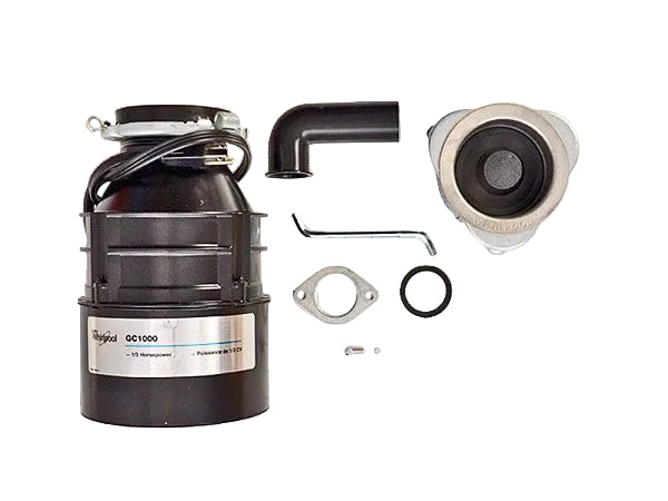 Whirlpool 1/3 HP Garbage Disposer with Cord WPGC1000PEA