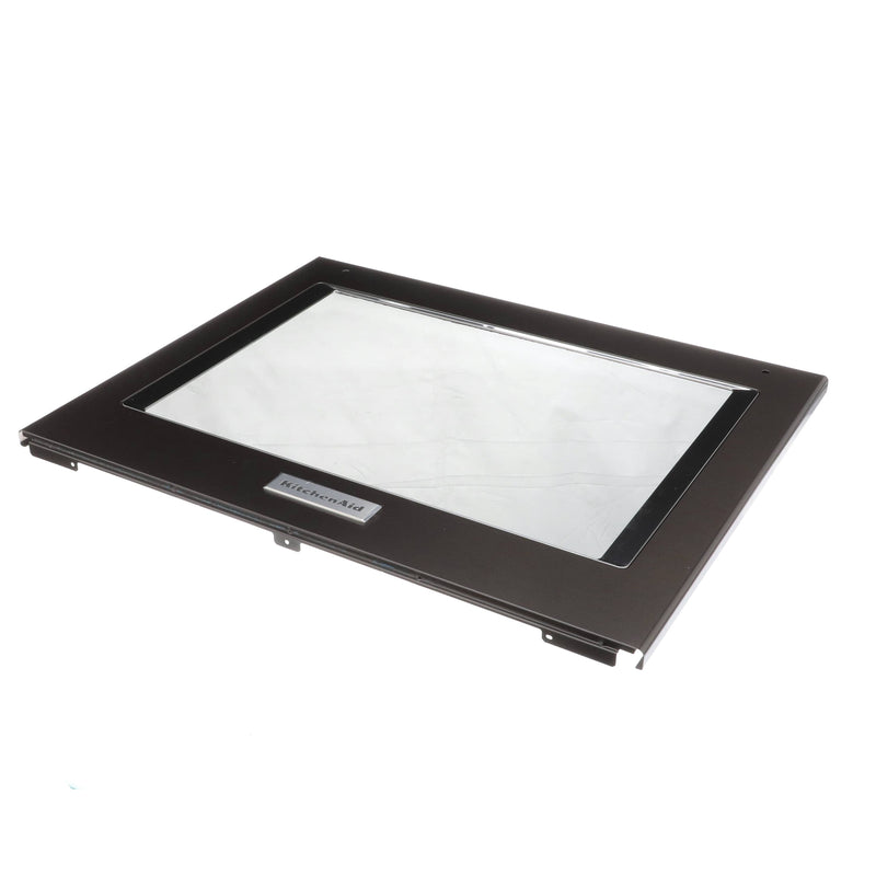 Whirlpool Oven Door Glass W10915619 Front View