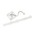 GE WR60X10352 Refrigerator Freezer Fan and Felt Assembly - Front View - Genuine OEM Part