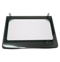 GE Washer Lid Glass Frame Assembly Diamond Gray WH10X40098 Front View