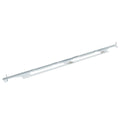 Range Bottom Trim Channel White WB07X42948 GE Appliances Replacement Part Side View