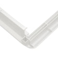 Frigidaire 240364793 Refrigerator Crisper Pan Cover Glass Shelf - Edge View - Genuine OEM Part