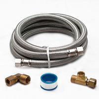 Frigidaire 5304493868 Dishwasher Installation Kit Stainless Steel - Front View - Genuine OEM