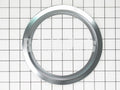 GE WB31X5013 Range 6-Inch Chrome Trim Ring - Front View - Genuine OEM Drip Pan Ring