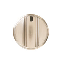 GE WB03X24988 Range Cooking Knob Stainless Steel - Front View