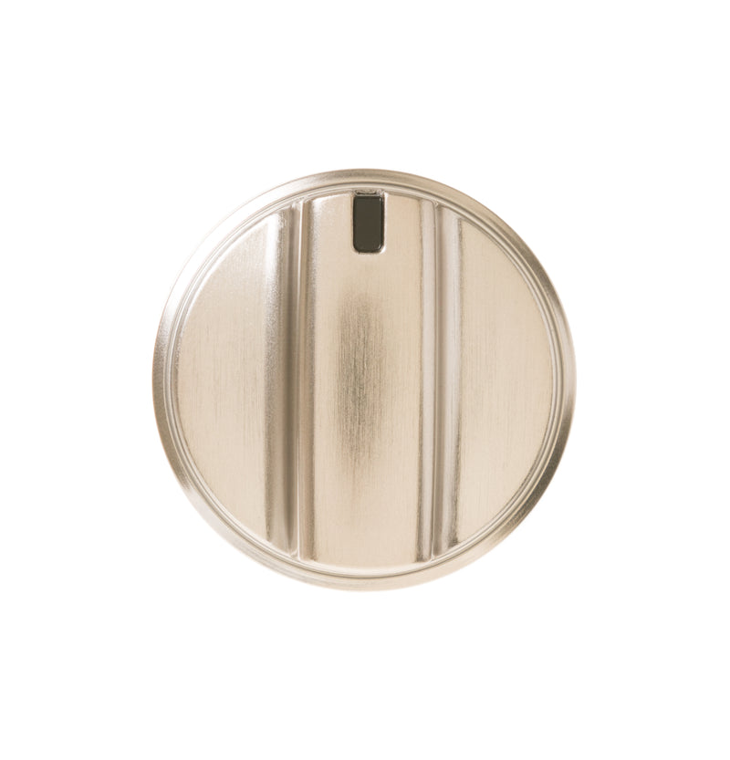 GE WB03X24988 Range Cooking Knob Stainless Steel - Front View