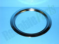 GE WB31X5013 Range 6-Inch Chrome Trim Ring - Detail View - Genuine OEM Drip Pan Ring