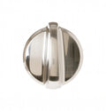 GE WB03T10325 Chrome Burner Control Knob - Front View Genuine OEM Gas Cooktop Part