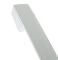 WR12X43490 GE Refrigerator Freezer Drawer Handle White Fits Hotpoint Profile Cafe Back View