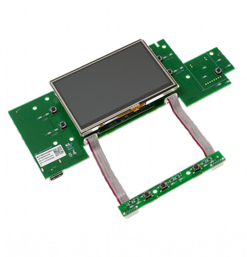 GE Refrigerator LCD Graphic Board Assembly WR55X45229 Front View