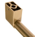 Genuine OEM GE WR12X44298 Refrigerator Brushed Brass Door Handle Alternate View