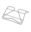 Oven Heating Element Assembly WB44X45499 GE Appliances Replacement Part Side View