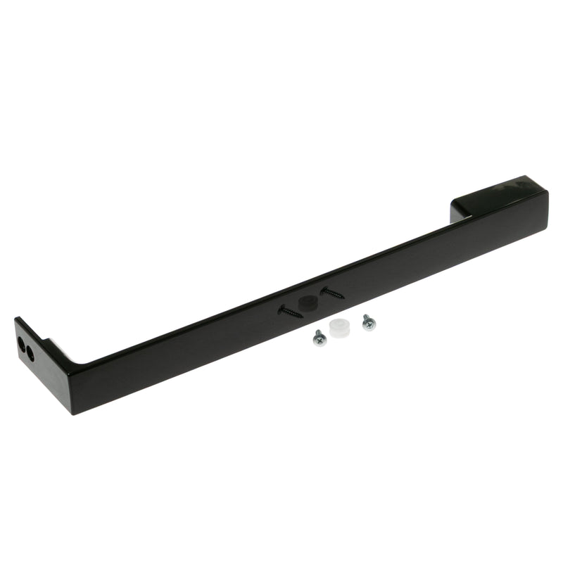 GE Black Refrigerator Door Handle WR12X48507 Front View
