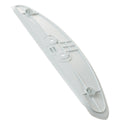 White Dryer Door Striker WE01X34600 GE Appliances Replacement Part Side View