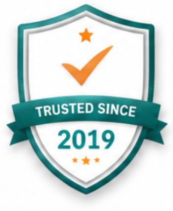 Trusted appliance parts supplier since 2019 badge