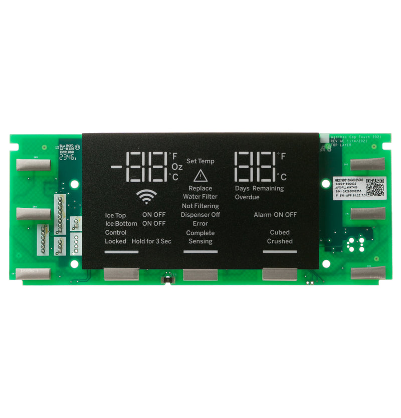GE Refrigerator Control Board WR55X45226 Front View