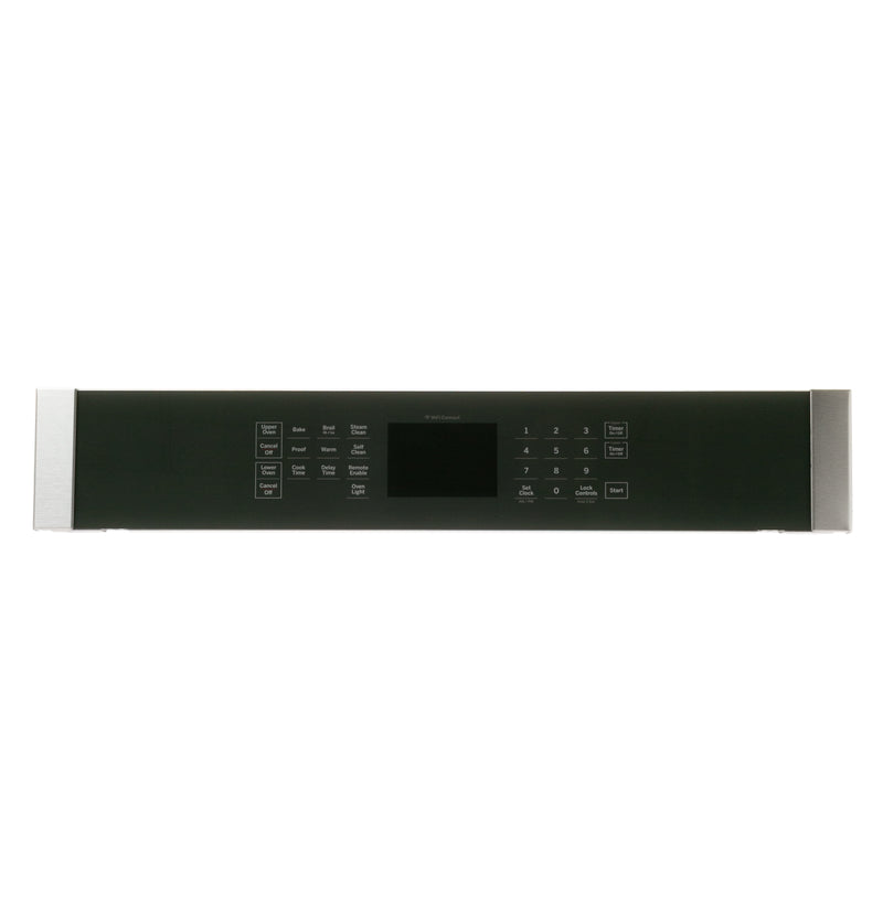 GE Range Control Panel Stainless WB27X51847 Front View