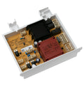 Refrigerator Power Supply Board WR55X35325 GE Appliances Replacement Part Side View