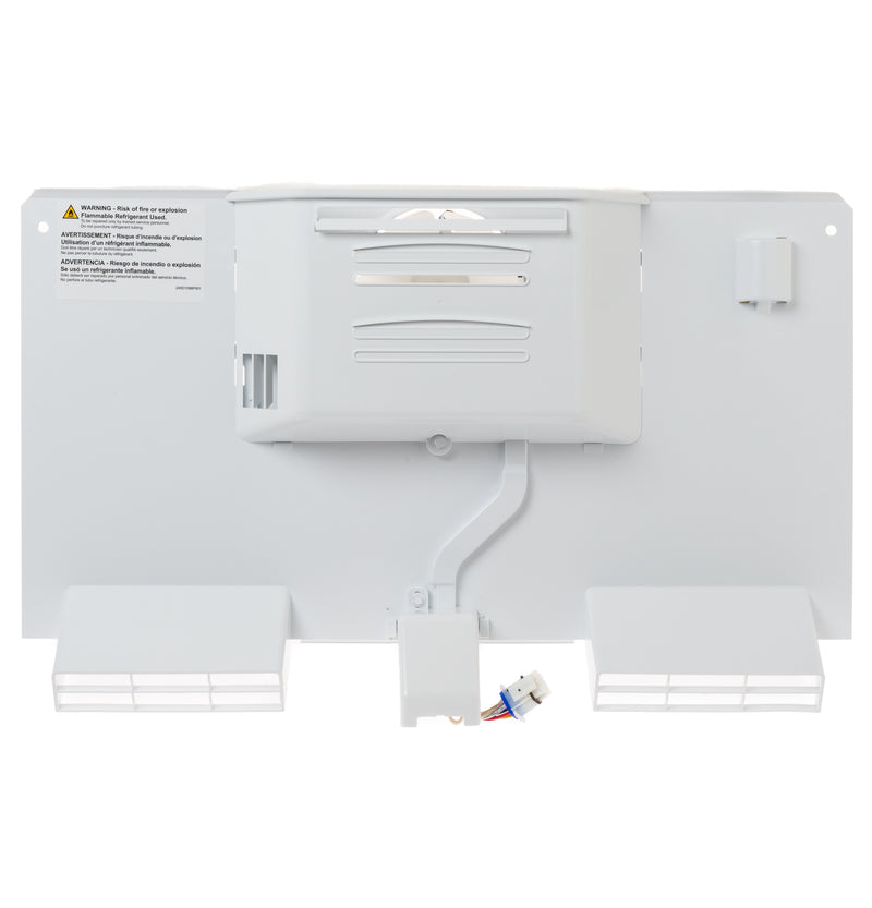 GE Refrigerator Evaporator Cover and Fan WR49X40246 Front View
