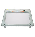Washer Lid Glass Frame Assembly Diamond Gray WH10X40098 GE Appliances Replacement Part Side View